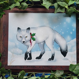 Winter Fox 8.5x11 Print