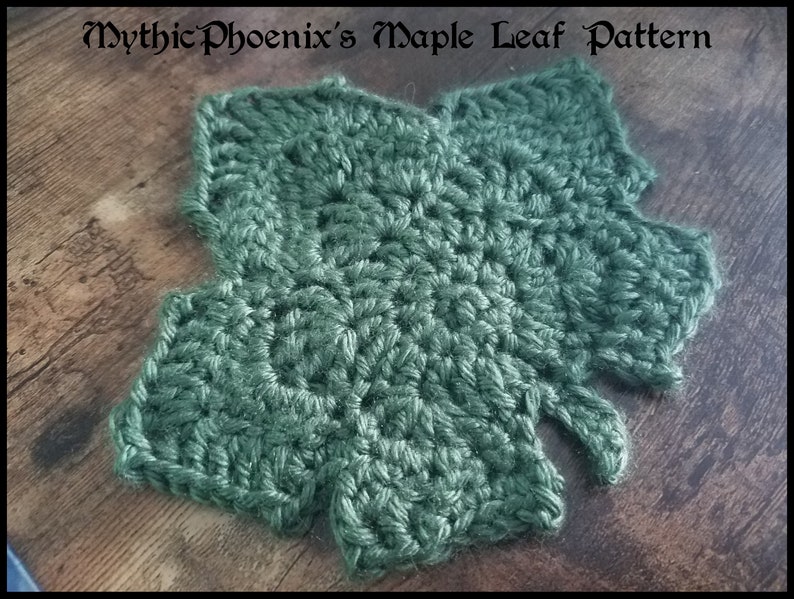 MythicPhoenix/'s Maple Leaf Crochet Pattern
