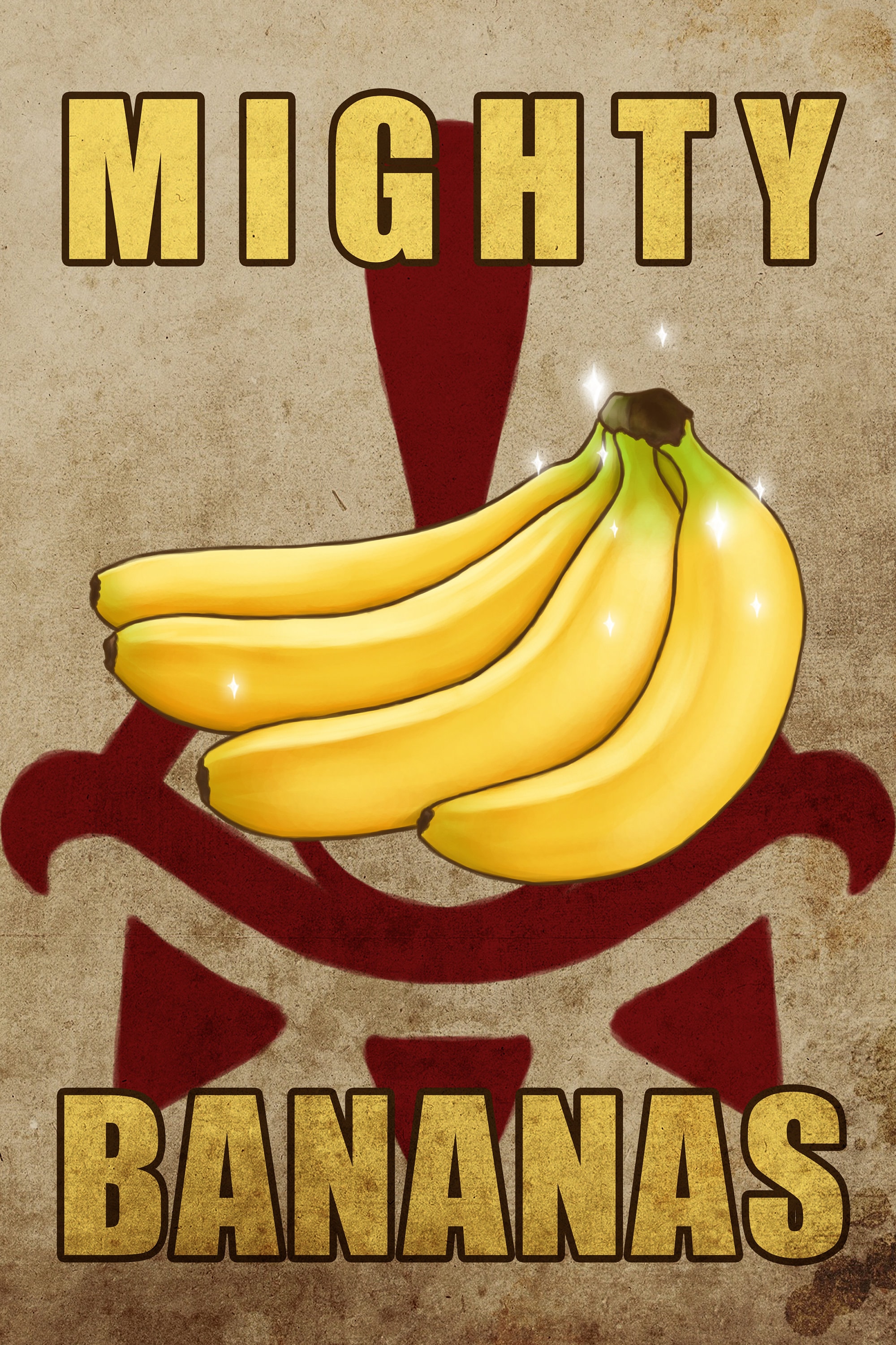 MIGHTY BANANAS 4x6 Print - Etsy