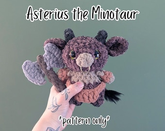 Asterius the Minotaur Crochet Pattern