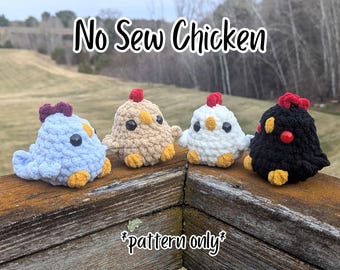 No Sew Chicken Crochet Pattern