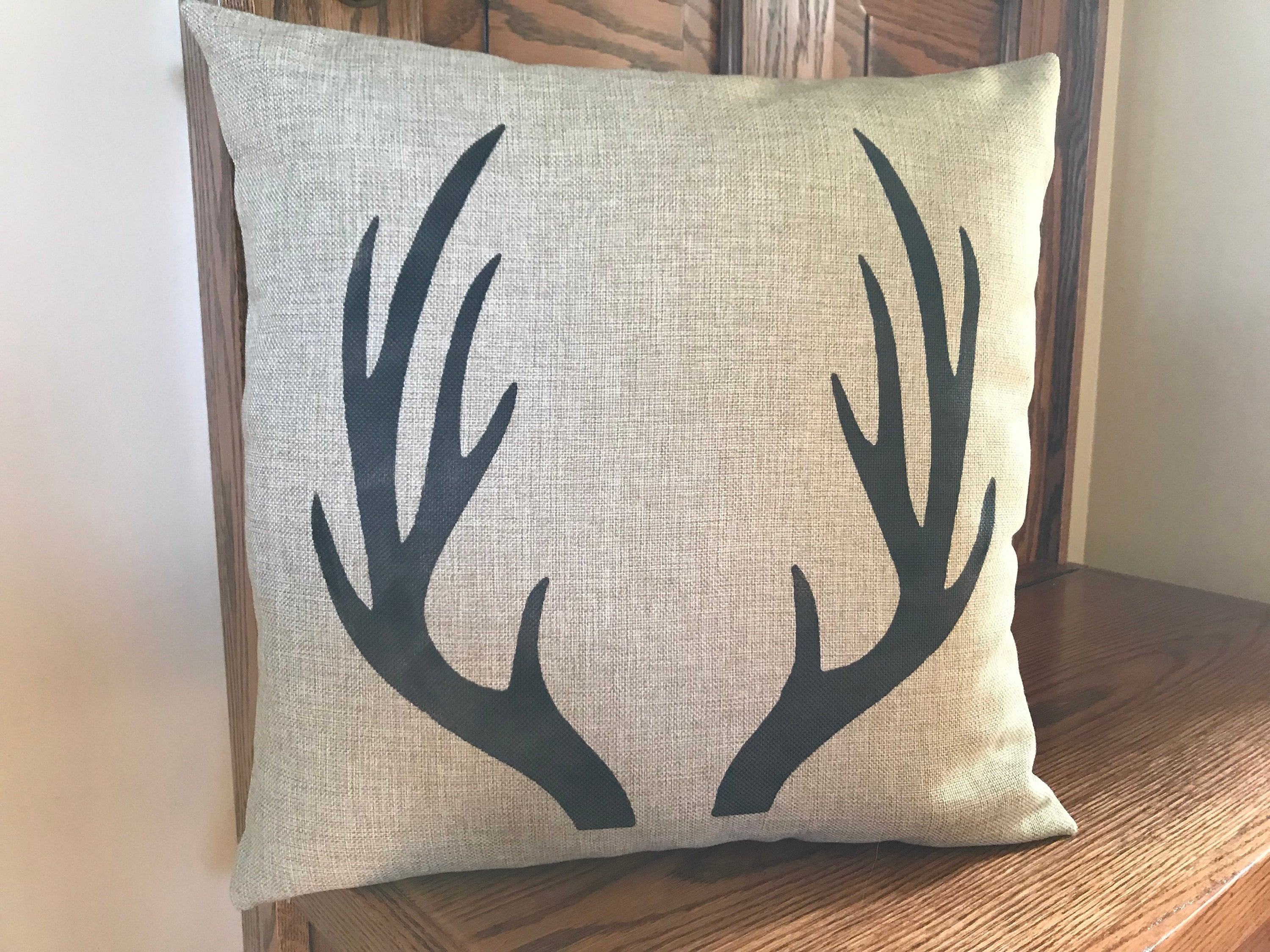 Deer Shadow 18x18 Pillow