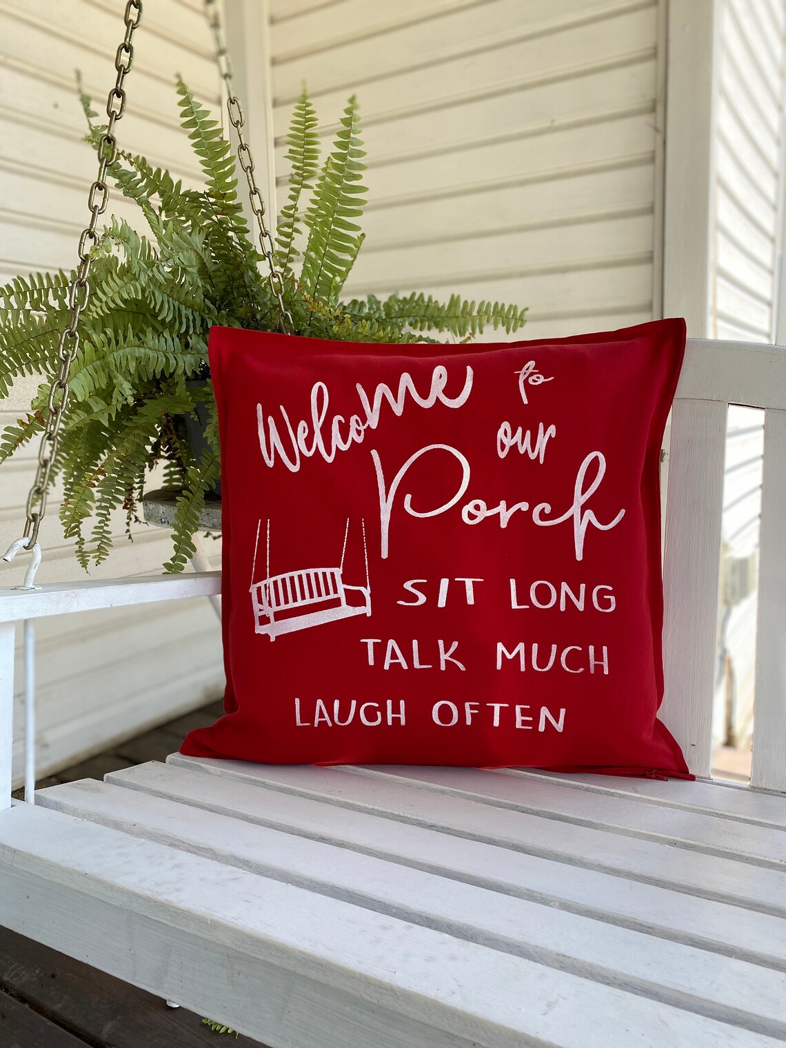 to Our Porchfarmhouse Style Pillow Coverfarmhouse Etsy