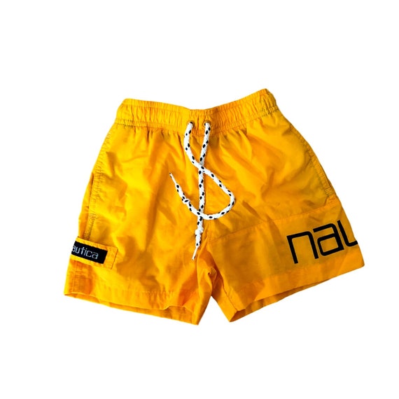 yellow nautica swim trunks