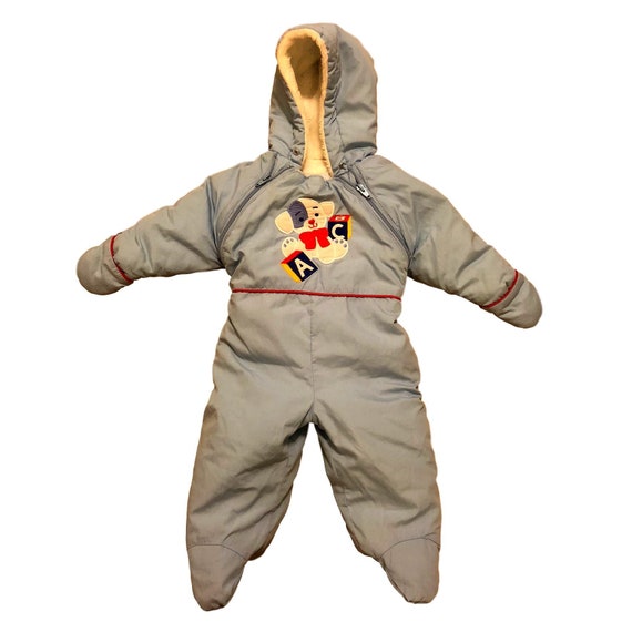 light blue snowsuit