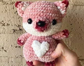 Plushie Fox Crochet - Etsy