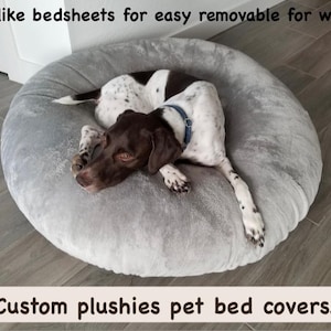 Washable Pet Plush Bed Covers