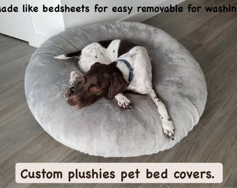 Washable Pet Plush Bed Covers