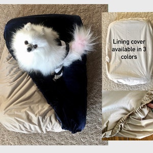 Washable Pet Plush Bed Covers image 5