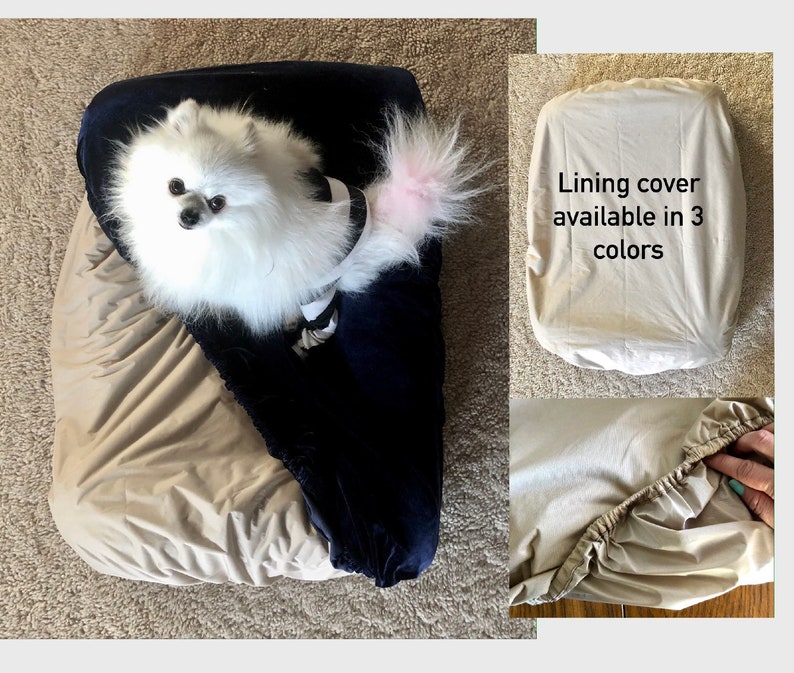 Washable Pet Plush Bed Covers image 5