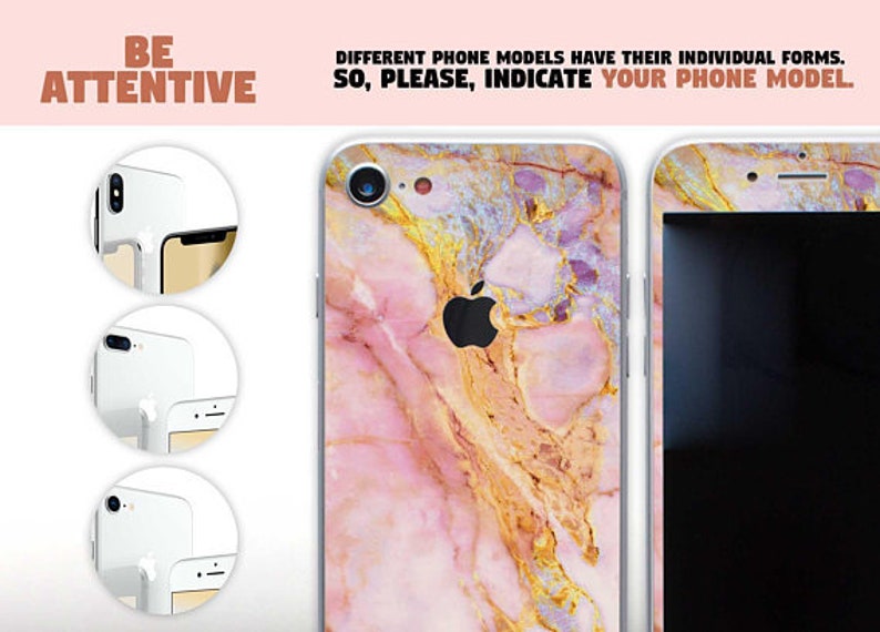 Bull Skull iPhone X Vinyl Skin Floral iPhone 8 Plus Decal Art Design iPhone 7 Plus Sticker Boho iPhone 6S Skin Cute iPhone SE Sticker SK3245