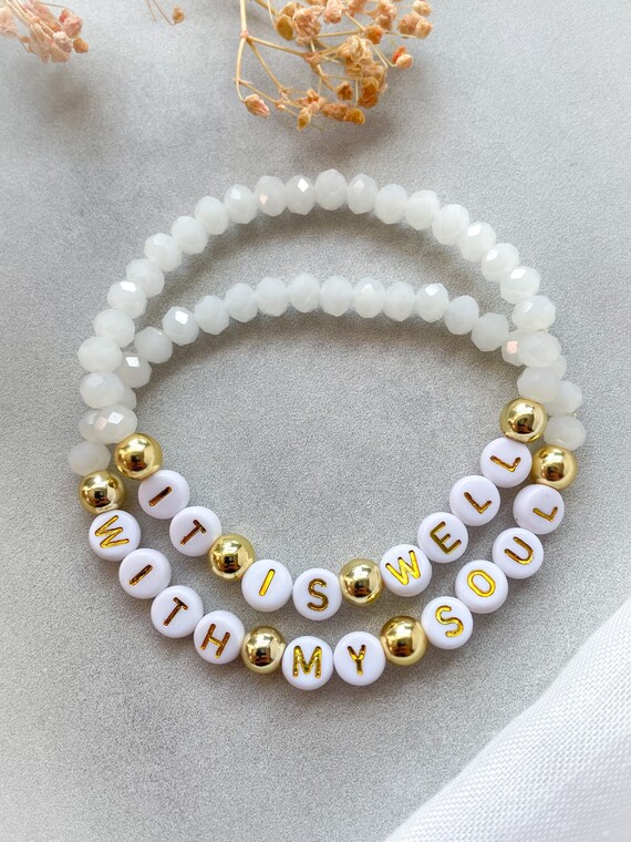 It is well with 2024 my soul bracelet