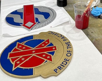 Pride of the Pacific Wall Art - Army Emblem