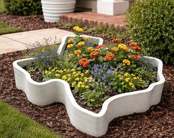 Texas Shaped Planter | Outdoor Planter | Plastic Planters | Texas tray | American made | States Planters | Home decor | Planters