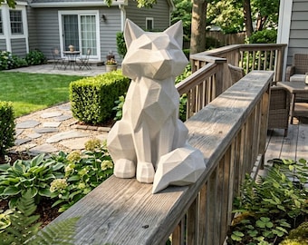 Low-Poly Fox Statue | Made in America