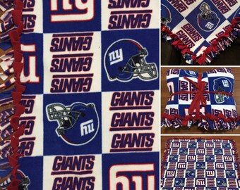Ny Giants Blanket Etsy