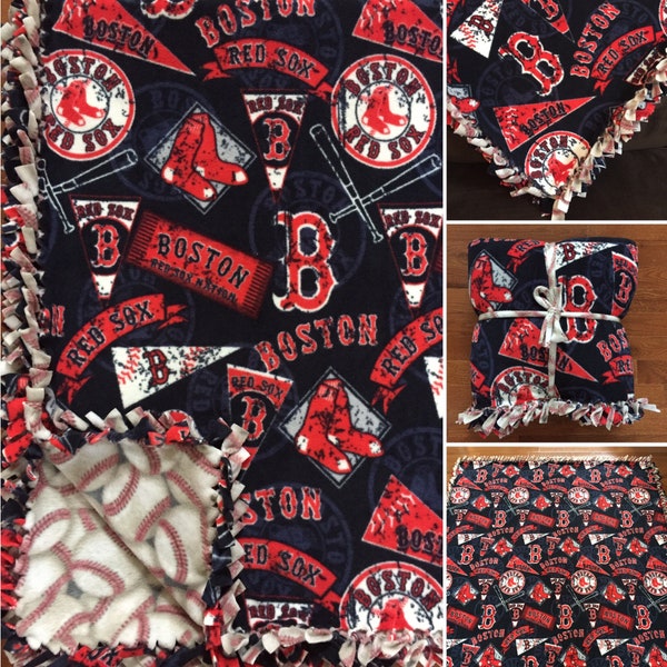 Red Sox Blanket Etsy