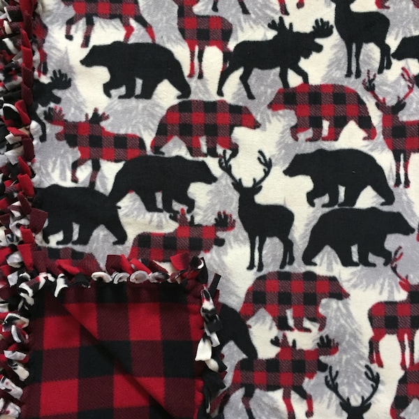 No Sew Fleece Blanket Kits Etsy