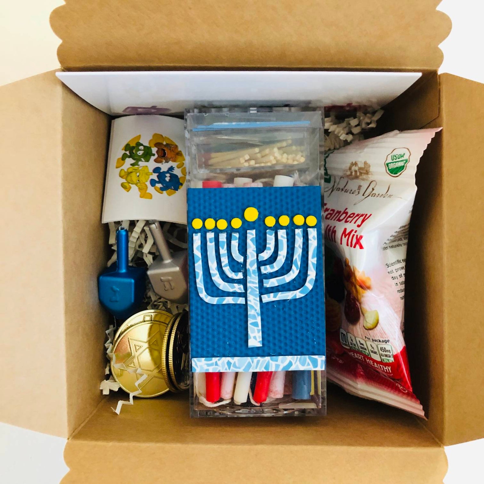 Hanukkah Gift Box Festival of Light Hanukkah Box With Etsy