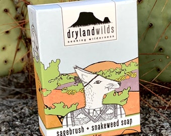 sagebrush and snakeweed botanical soap