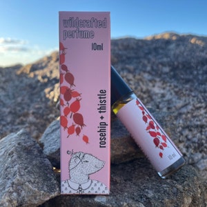 rose hip + thistle perfume roller