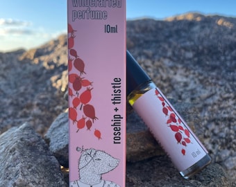 rose hip + thistle perfume roller