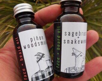 botanical face and beard oil