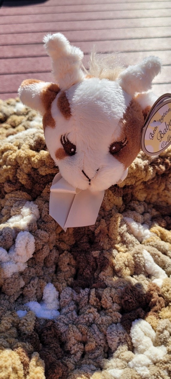 Brown Giraffe Lovey - Handmade Crocheted