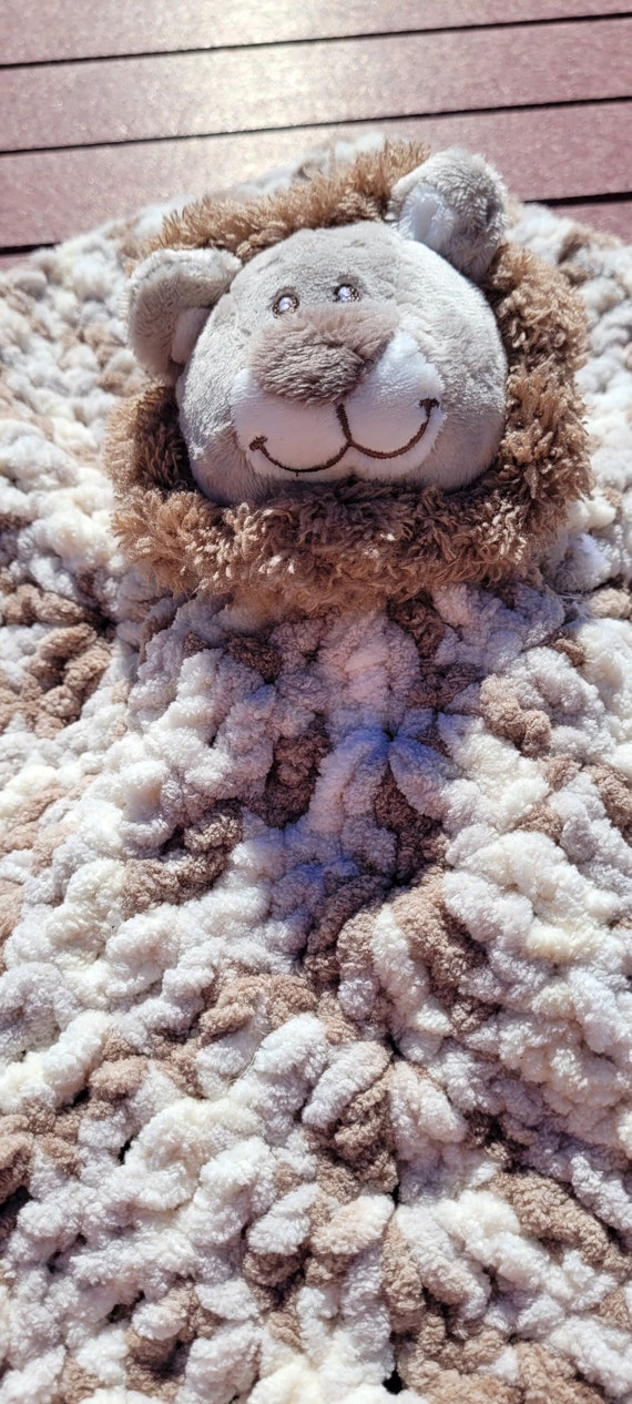 Lion Lovey - Handmade Crocheted