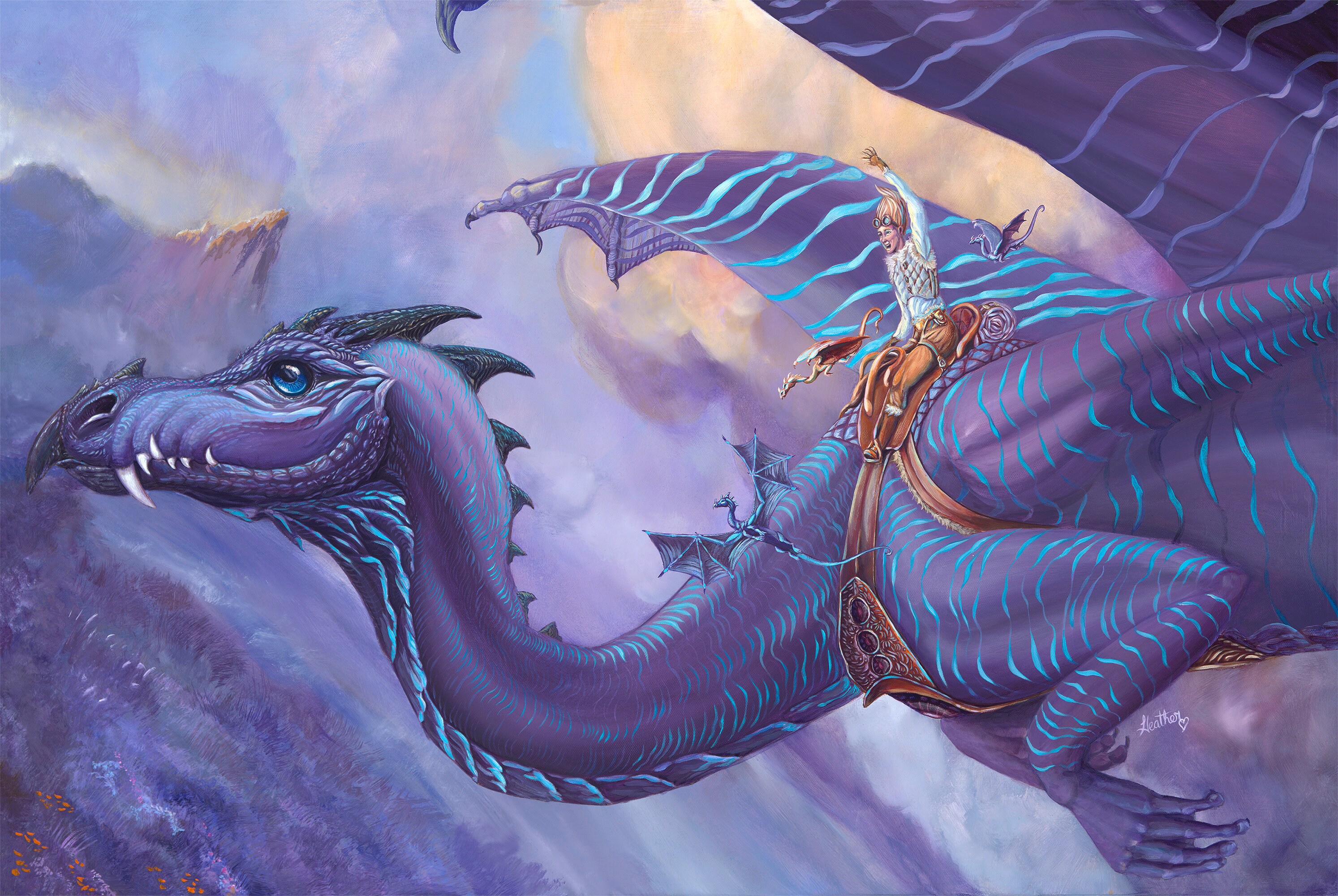 Dragon rider fantasy art