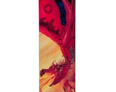 Dragon Metal Bookmark. Smaug from LOTR. Dragon Fantasy Art. BookLover. Book Gifts. Reading Nook. Fantasy Creature art. DND. Bookworm Gift
