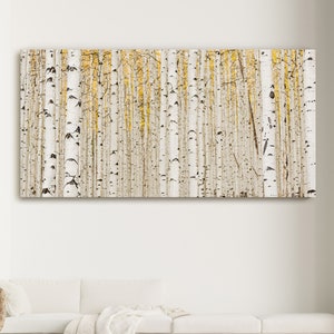 Minimalist Home Decor - Aspen Wall Art – Large Canvas Print,  Colorado Photography
