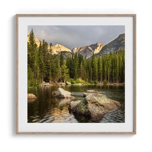 Bear Lake Sunset Photo: Rocky Mountain National Park Print