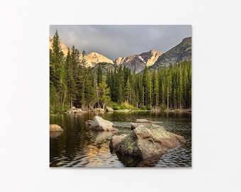 Bear Lake Sunset Photo: Rocky Mountain National Park Print