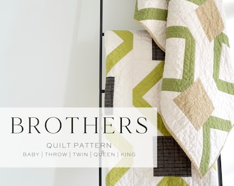 Brothers Quilt Pattern PDF Download