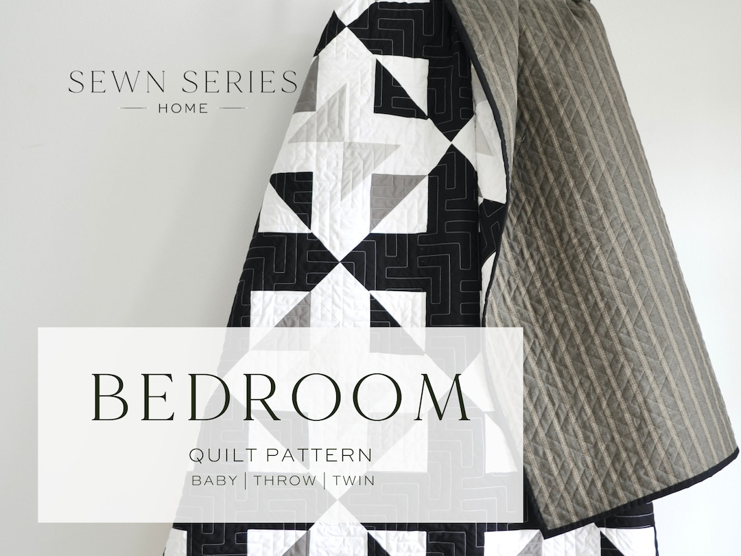 Bedroom Quilt Pattern PDF Download | Modern Quilt Pattern - Etsy