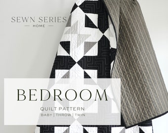 Bedroom Quilt Pattern PDF Download | Modern Quilt Pattern