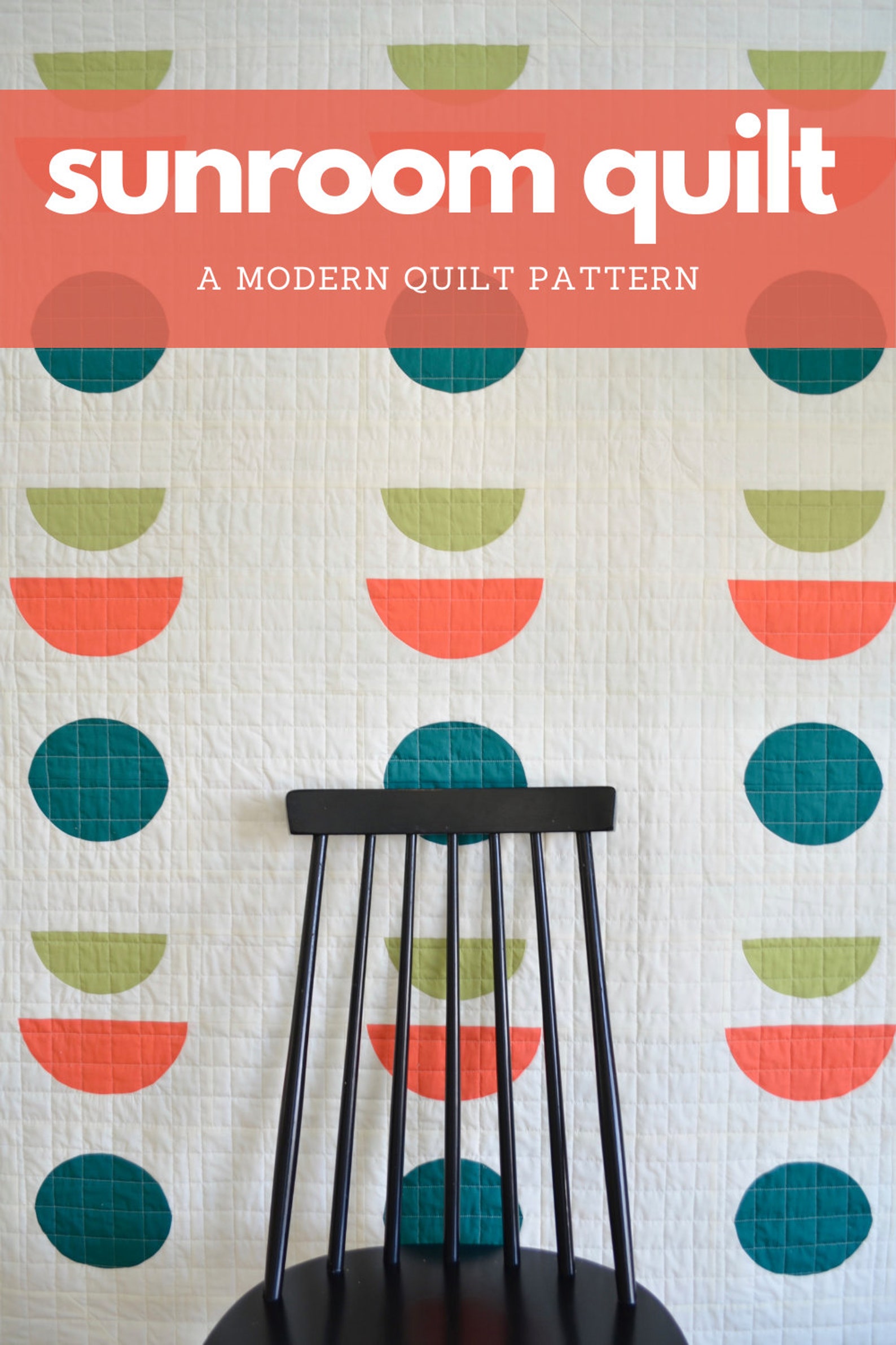 Sunroom Quilt Pattern PDF Download | Modern Quilt Pattern - Etsy