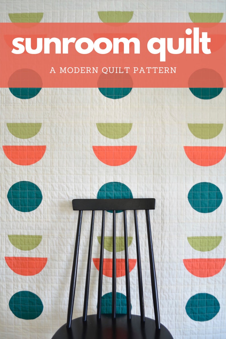 Sunroom Quilt Pattern PDF Download