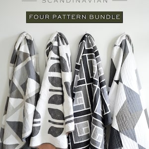 Sewn Scandinavian Quilt Pattern Series PDF Download | Modern Quilt Patterns