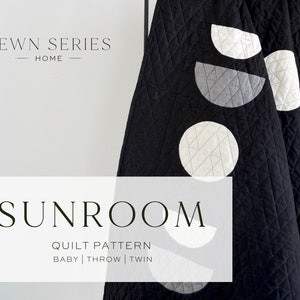 Sunroom Quilt Pattern PDF Download | Modern Quilt Pattern