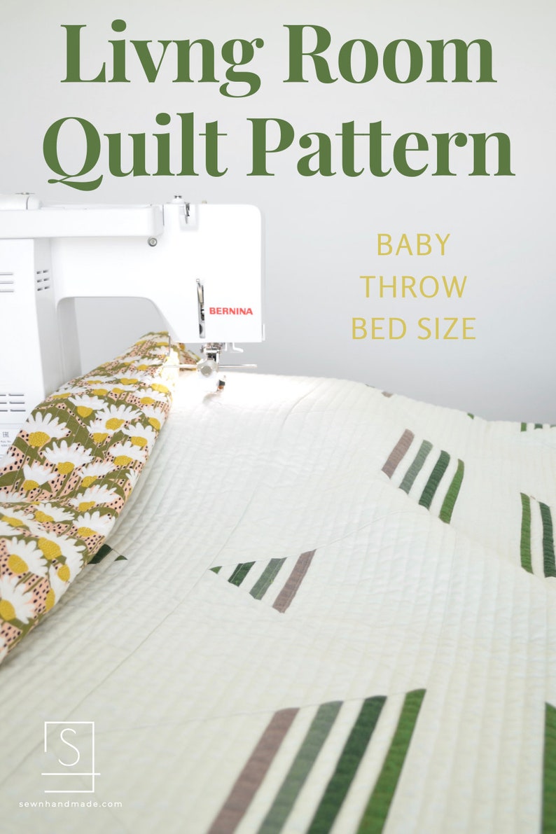 Living Room Quilt Pattern PDF Download | Modern Quilt Pattern - Etsy Canada