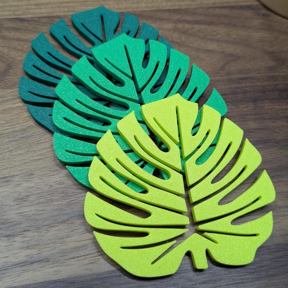 コースター　４枚セット　北欧　リーフ リーフコースター - 4枚セット - Etsy 日本