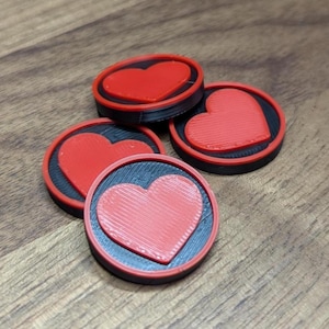 Heart Tokens for Gameplay