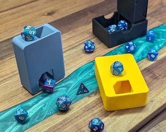 Torre de dados portátil pequeña / Juegos de mesa de rol D&D de viaje / Color personalizado