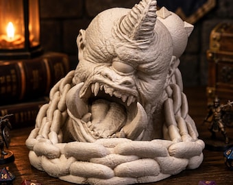 Torre de dados Cíclope, Torre de dados Monstruo, Lanzador de dados D&D, Torre de dados para juegos de rol de fantasía, Accesorio para juegos de mesa, Regalo para Dungeon Master