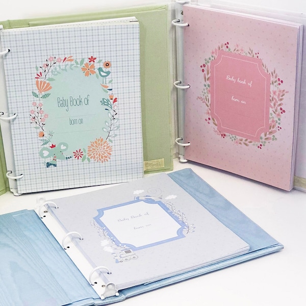 Baby Memory Book Pages // Baby Record Pages Only. Does not include the book.