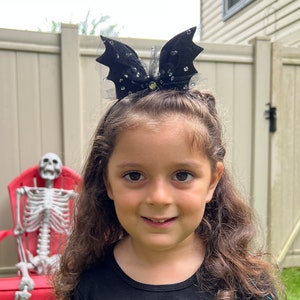 Halloween Black Bat Headband