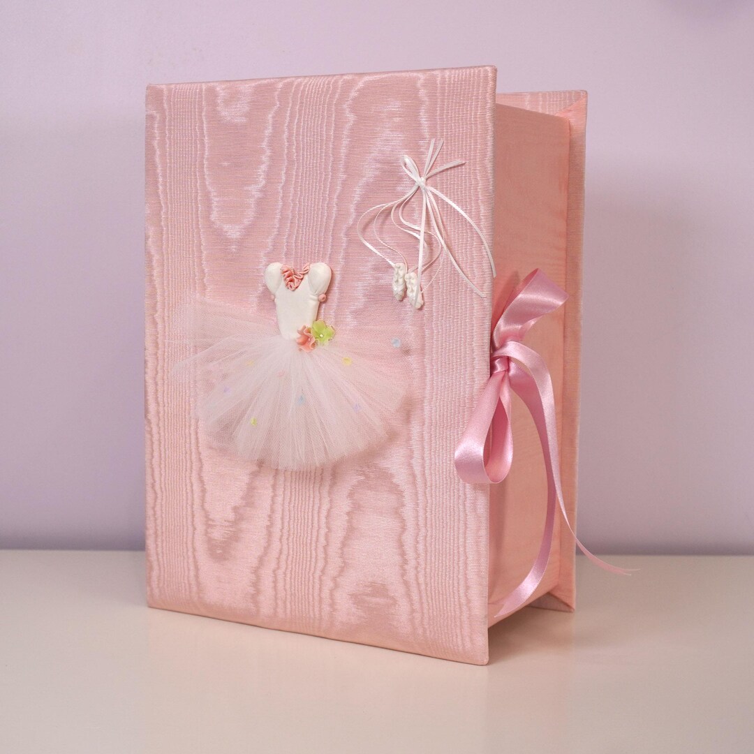 Personalized Ballerina Keepsake Box: Moiré Fabric, Dance Mementos - Etsy