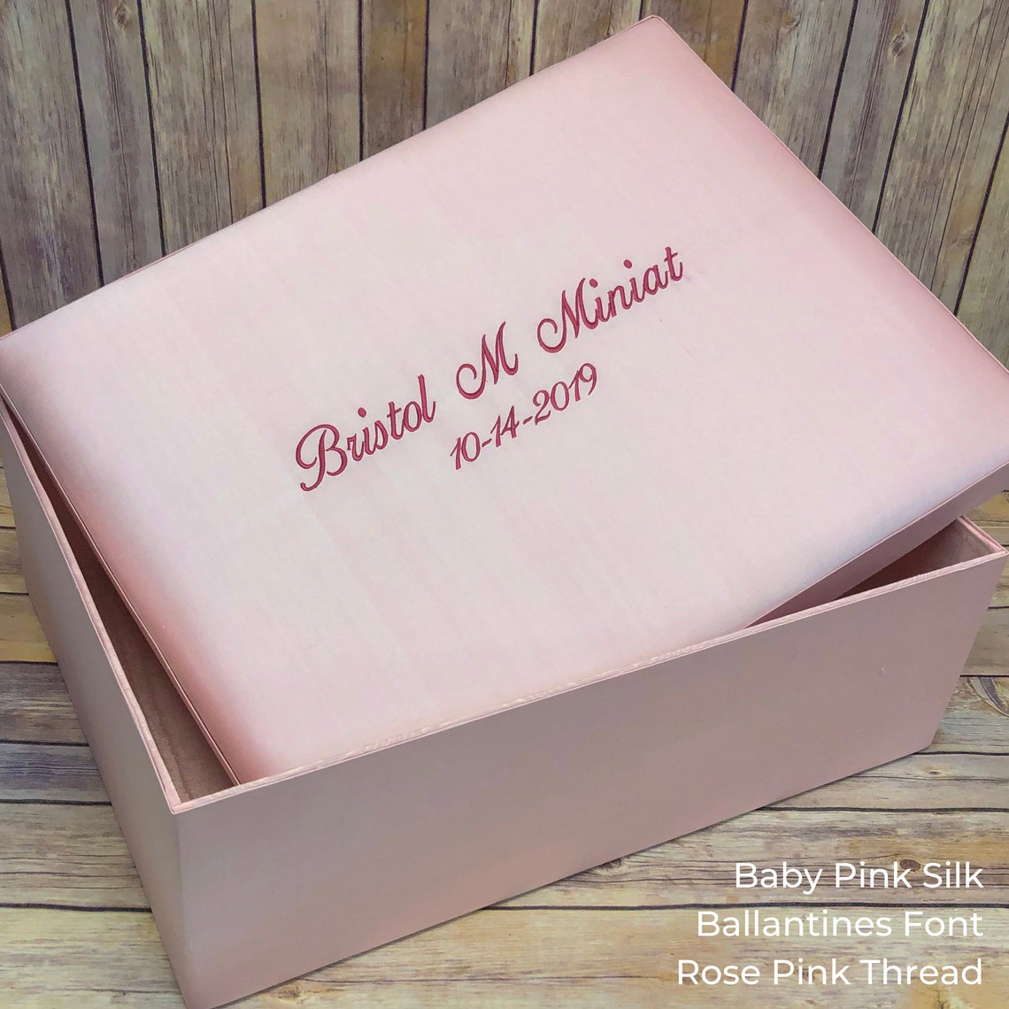 Large Baby Keepsake Box in Elegant Baby Silk Large. 21 Etsy